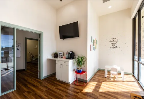 Kind Dental Care office tour - reception and waiting area